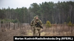 На ўкраінскай мяжы зь Беларусьсю. Ілюстрацыйнае фота