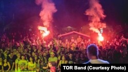 Выступае гурт TOR Band. Архіўнае фота