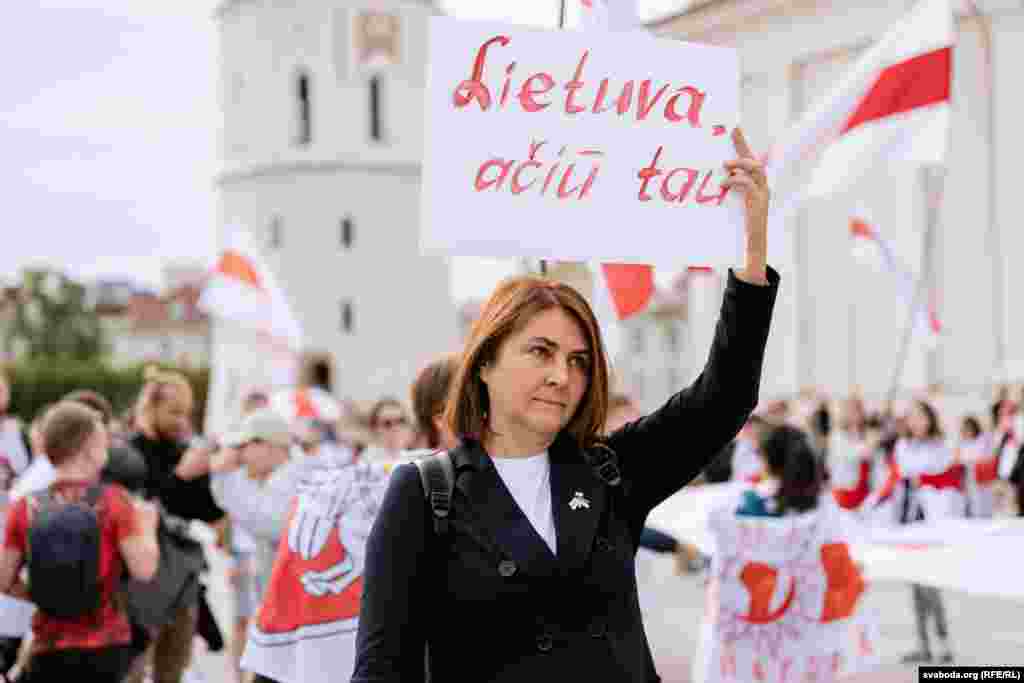 Прэс-сакратарка Сьвятланы Ціханоўскай Ганна Красуліна