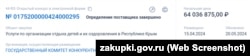 Информация о закупке путевок в крымские здравницы для детей во время полномасштабного вторжения России в Украину