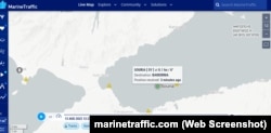 Информация о судне SOURIA на сайте Marine Traffic