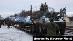 Расейская вайсковая тэхніка ў Беларусі. Архіўнае фота