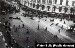 Расстрэл дэманстрацыі ў Петраградзе, ліпень 1917