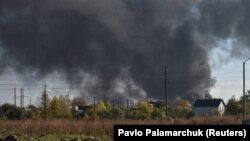 Расейская атака на энэргааб'ект у Львоўскай вобласьці. 10 кастрычніка 2022