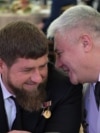 Chechnya Head Ramzan Kadyrov (L) and Russia's Interior Minister Vladimir Kolokoltsev