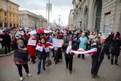 Марш пэнсіянэраў у Менску, 9 лістапада.