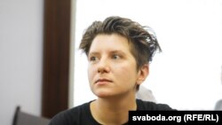 ЛГБТ-актывістка Віка Біран у судзе Цэнтальнага раёну, 16 ліпеня