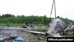 На месте падения Ту-134 под Петрозаводском