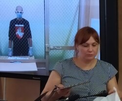 Уладзімер Кніга падчас суд 30 чэрвеня