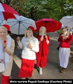 Партрэты палітзьняволеных Марыі Калесьнікавай, Ксеніі Луцкіной, Паліны Шарэнды-Панасюк, Марфы Рабковай