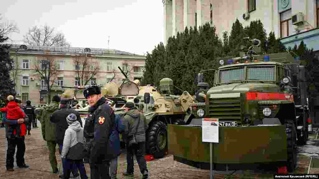 Площадка для боевой техники Росгвардии