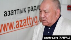 Қазақстанның коммунистік партиясының жетекшісі Ғазиз Алдамжаров. Алматы, 3 мамыр 2012 жыл.