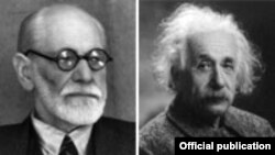 Sigmund Freud və Albert Einstein