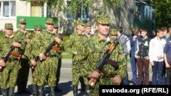 Прысяга ў вёсцы Леніна на Магілёўшчыне. Ілюстрацыйнае фота