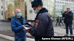 Пикет в Омске 8 ноября