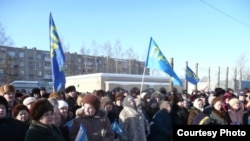 Митинг в поселке Сычево, 6 февраля 2010 г