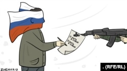 Карикатура Евгении Олейник