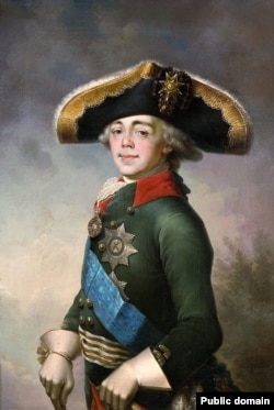 Павел I, император Всероссийский (1796–1801). Портрет работы Павла Боровиковского