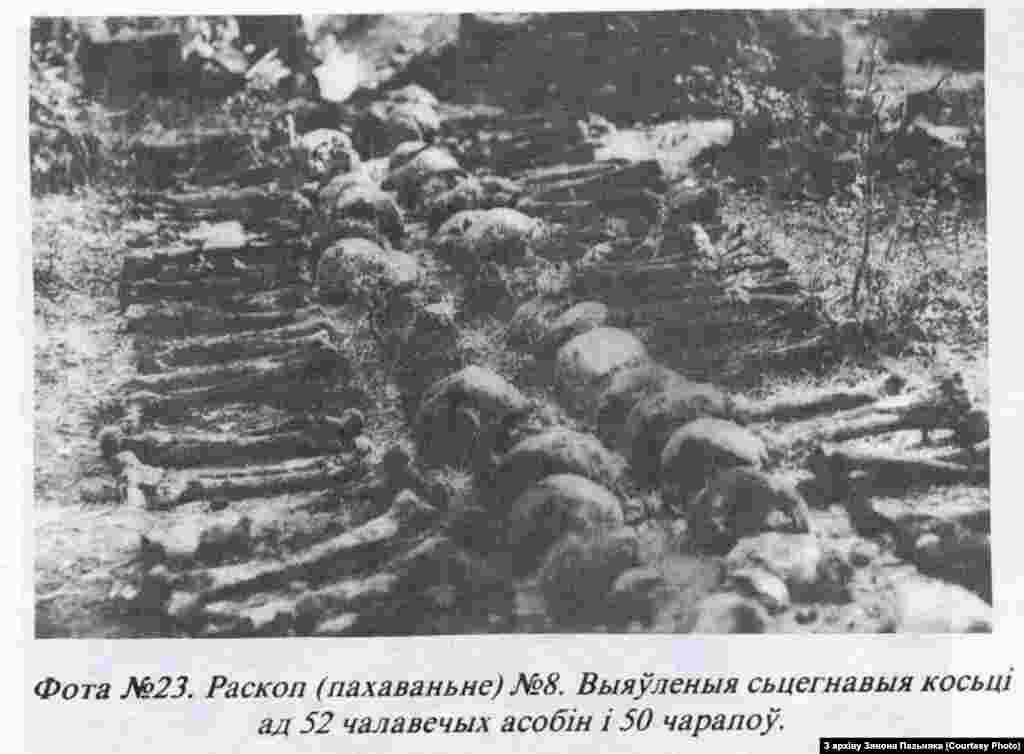 У ліпені 1988 году ў Курапатах праводзіліся раскопкі і эксгумацыі ямаў-магілаў.