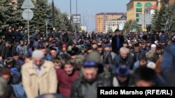 Митинг в Магасе, март 2019 г. 