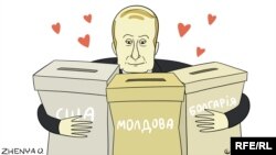 Политическая карикатура Евгении Олийнык