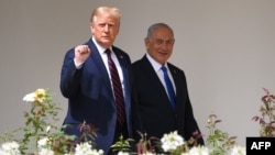 Donald Tramp və Benyamin Netanyahu