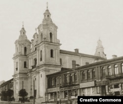 Касьцёл Сьвятога Антонія Падуанскага і кляштар бэрнардынаў, 1910 год