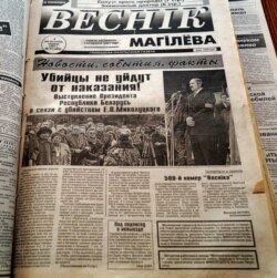 Публікацыя з выступам Лукашэнкі з нагоды забойства Яўгена Мікалуцкага