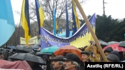 Митинг Евромайдан-Крым, Симферополь, 28 января 2014 года. Иллюстративное фото