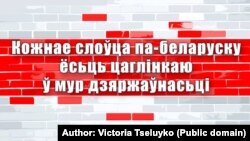 Плякат Вікторыі Цалуйка