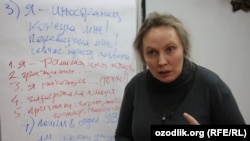 Мәскеудегі "Утро мира" қоғамдық ұйымының жетекшісі, заңгер Валентина Чупик.