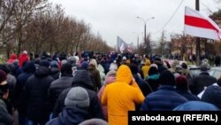 Адзін з маршаў 22 лістапада