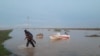 Kazakhstan - Floods in Maktaaral district. 2 May 2020 Turkestan region