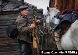 Андриян Хромов и конь Пятак