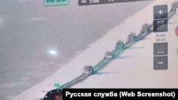 Украинская колонна во время наступления на Бердин в Курской области РФ, 5 января