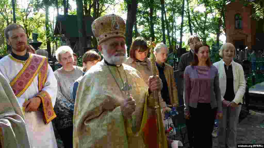 Архімандрыт Сяргей Гаек на сьвяце магілёўскіх грэка-католікаў. 2014 год.