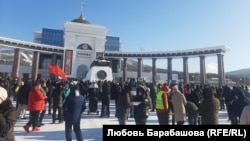 Митинг в Южно-Сахалинске