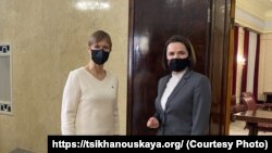 Керсьці Кальюлайд і Сьвятлана Ціханоўская