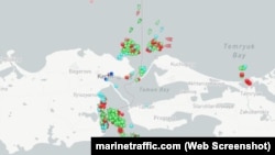 Данные сайта marinetraffic.com