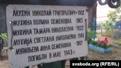 Брацкія пахаваньні тых, хто загінуў у бамбёжку 1943 году на Васкрасенскіх могілках