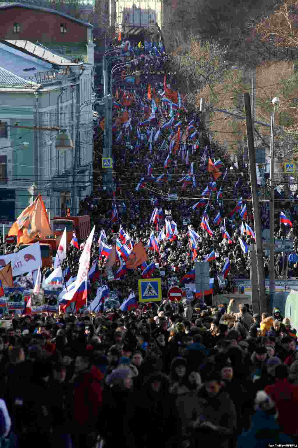 Марш памяти Бориса Немцова в Москве