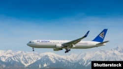 Самалёт авіякампаніі Air Astana