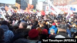 Митинг "За честные выборы". Москва, Новый Арбат, 10 марта 2012года